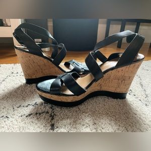 Franco Sarto cork wedges. Size 9.5